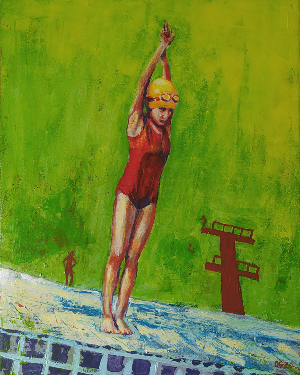 La Baigneuse (n°01) (40 x 50 cm) - 10/2020 La Baigneuse (n°01) (40 x 50 cm) - 10/2020