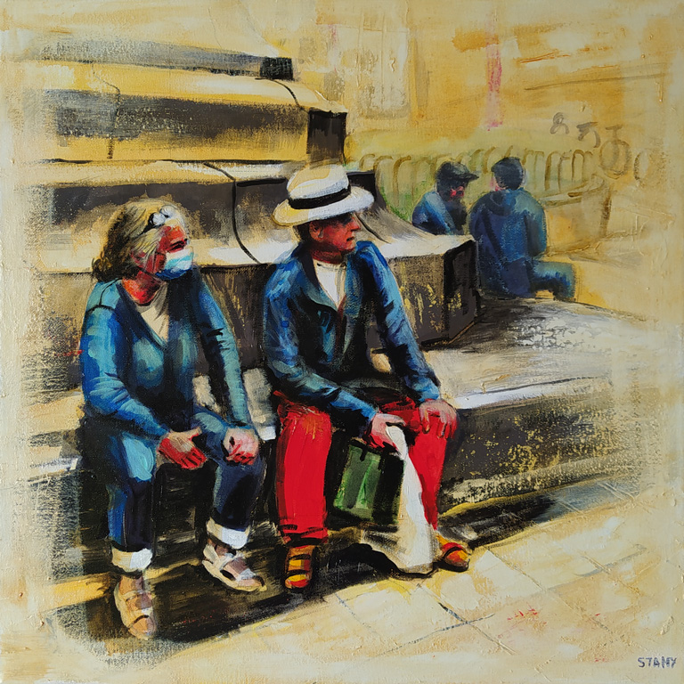 La Pause (50 x 50 cm) - 06/2021 La Pause (50 x 50 cm) - 06/2021
