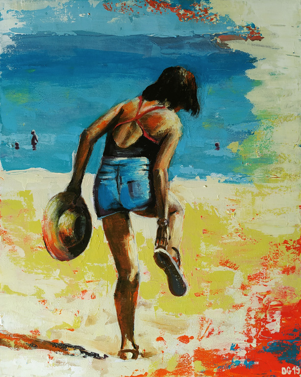 La Sandale (n°01) (40 x 50 cm) - 10/2019