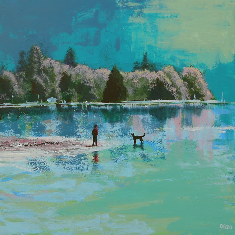 Le Lac) (50 x 50 cm) - 04/2020 Le Lac) (50 x 50 cm) - 04/2020