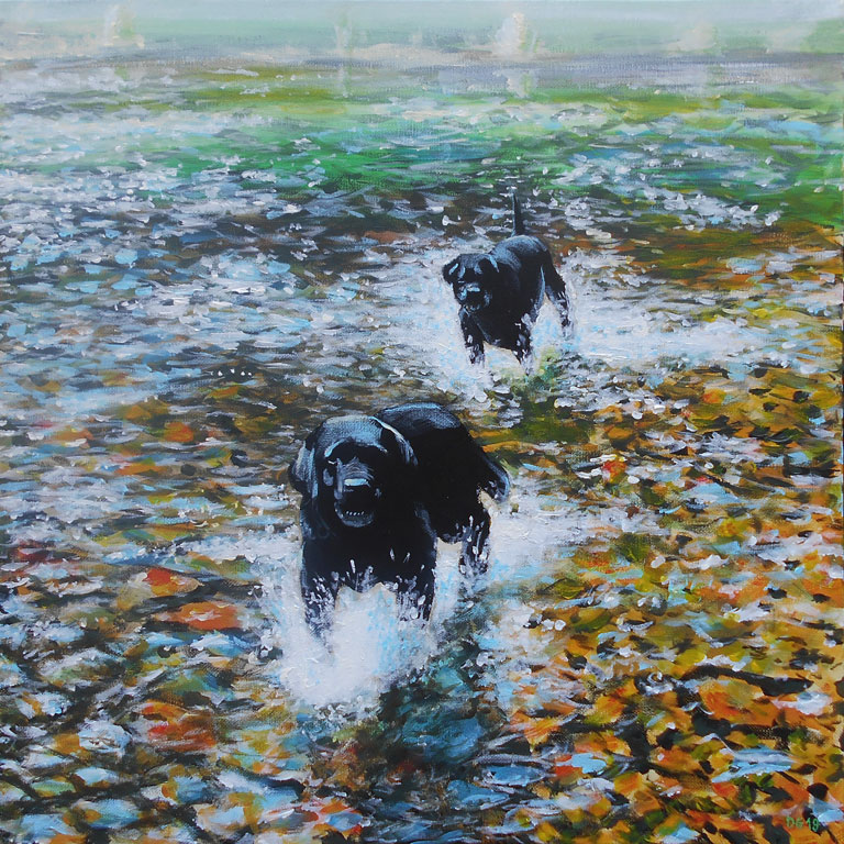 Les Chiens (n°01) (50 x 50 cm) - 09/2019 Les Chiens (n°01) (50 x 50 cm) - 09/2019