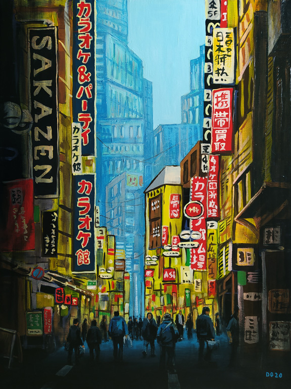 Tokyo Shibuya Street (n°02) (60 x 80 cm) - 04/2020