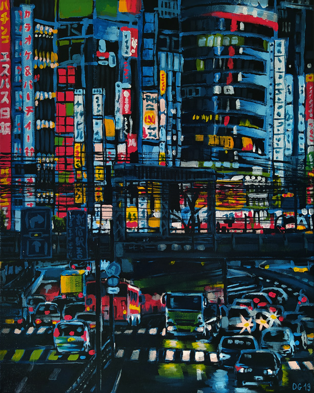 Tokyo Shinjuku (n°04) (40 x 50 cm) - 06/2019 Tokyo Shinjuku (n°04) (40 x 50 cm) - 06/2019