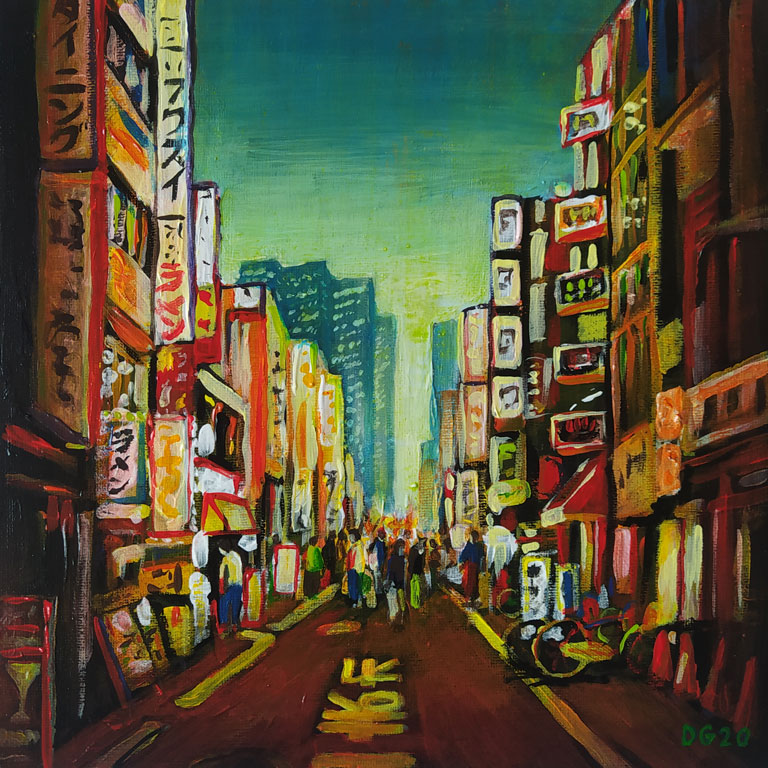 Tokyo Shinjuku (n°06) (29 x 29 cm) - 10/2020 Tokyo Shinjuku (n°06) (29 x 29 cm) - 10/2020